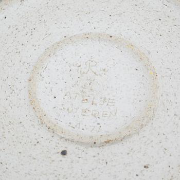 SYLVIA LEUCHOVIUS, skål, chamotterat stengods, Rörstrands Ateljé, signerad SL och daterad -71.