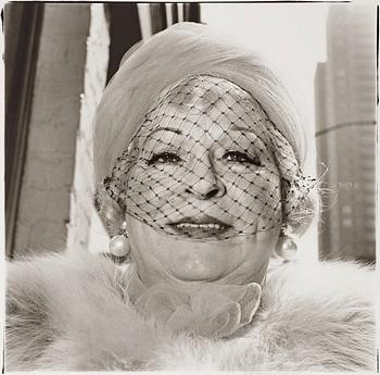 Diane Arbus, "Woman with a Veil on Fifth Avenue, N.Y.C 1968".