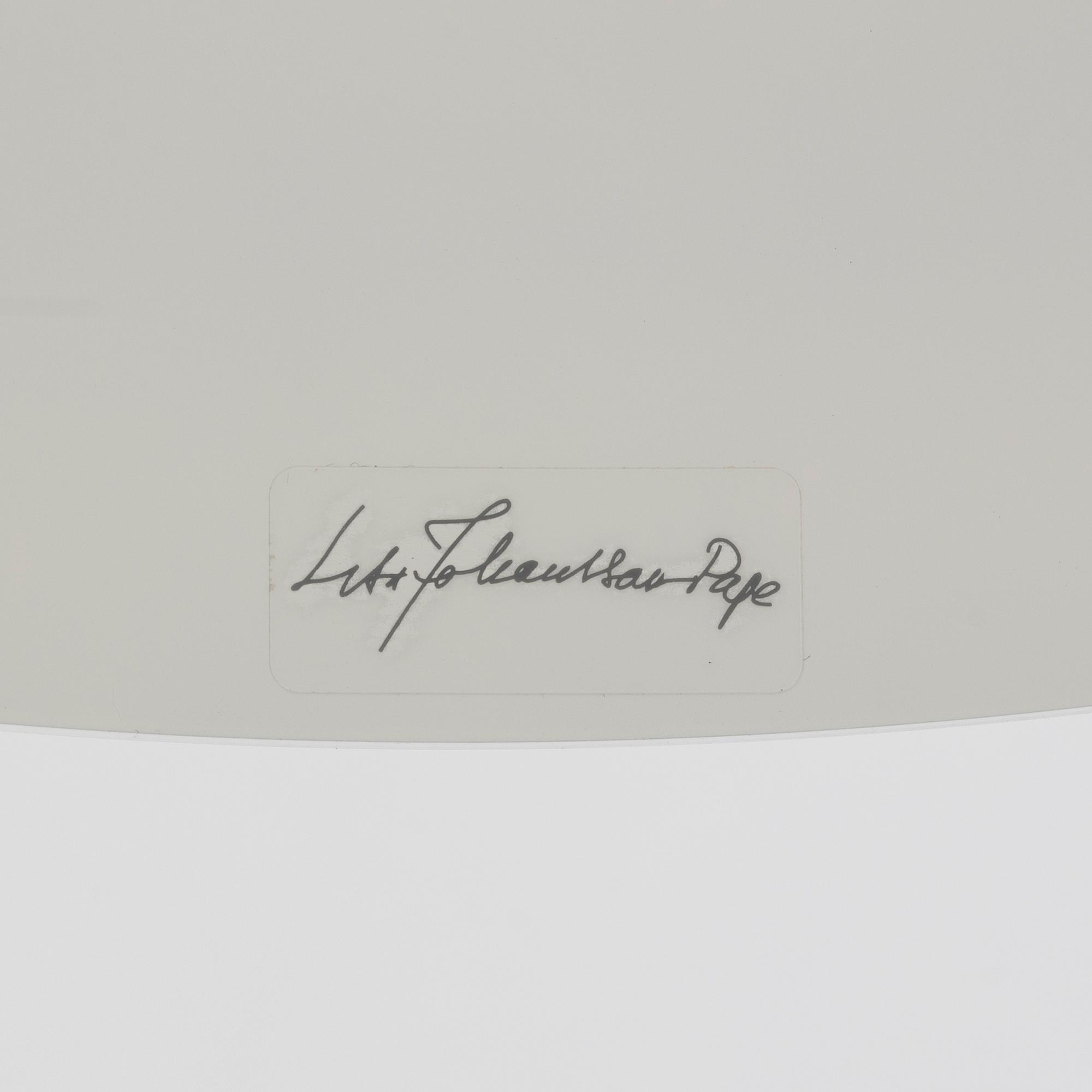 Lisa Johansson-Pape, a model "450" ceiling lamp, Innolux, Finland.