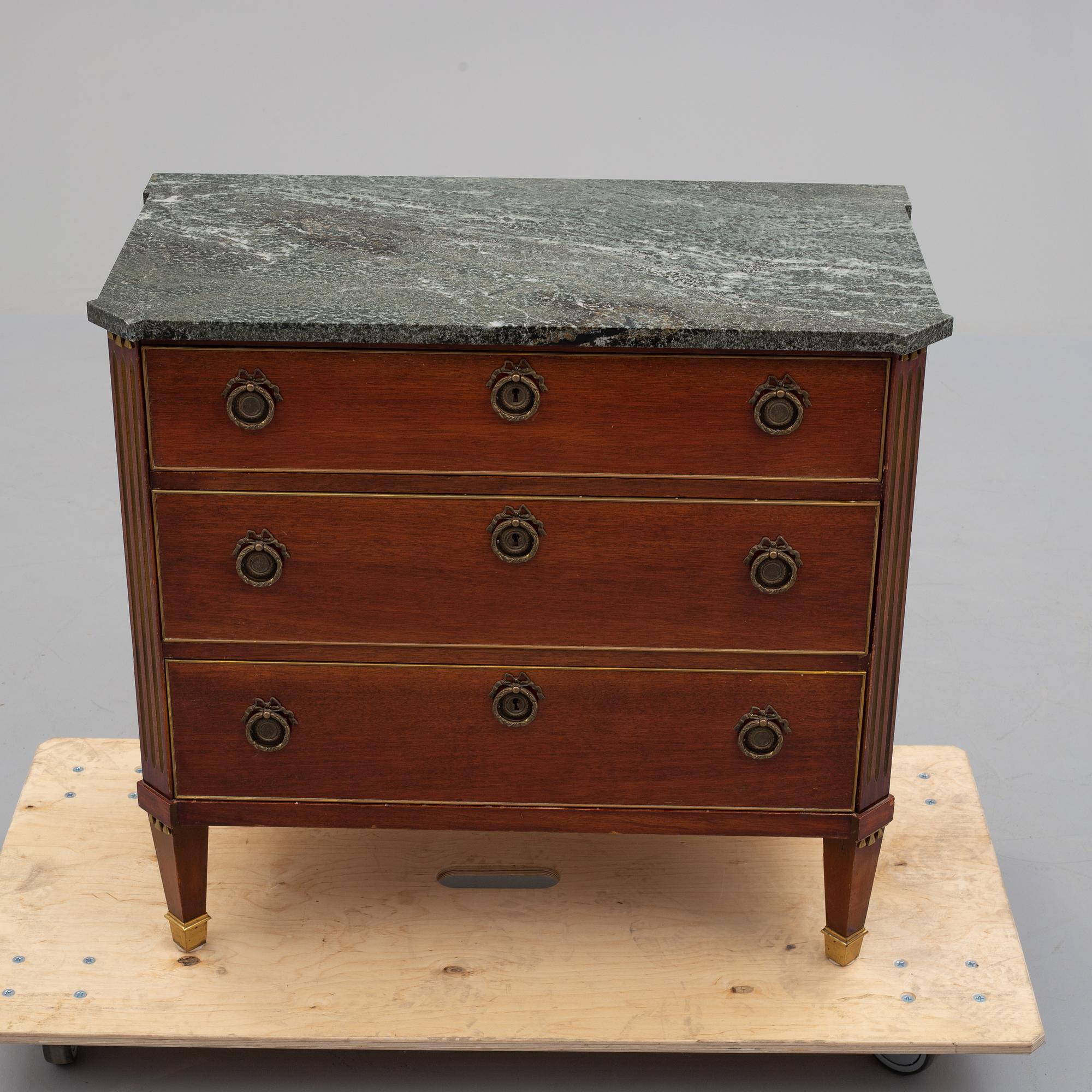 a mid 20th century chest of drawers.