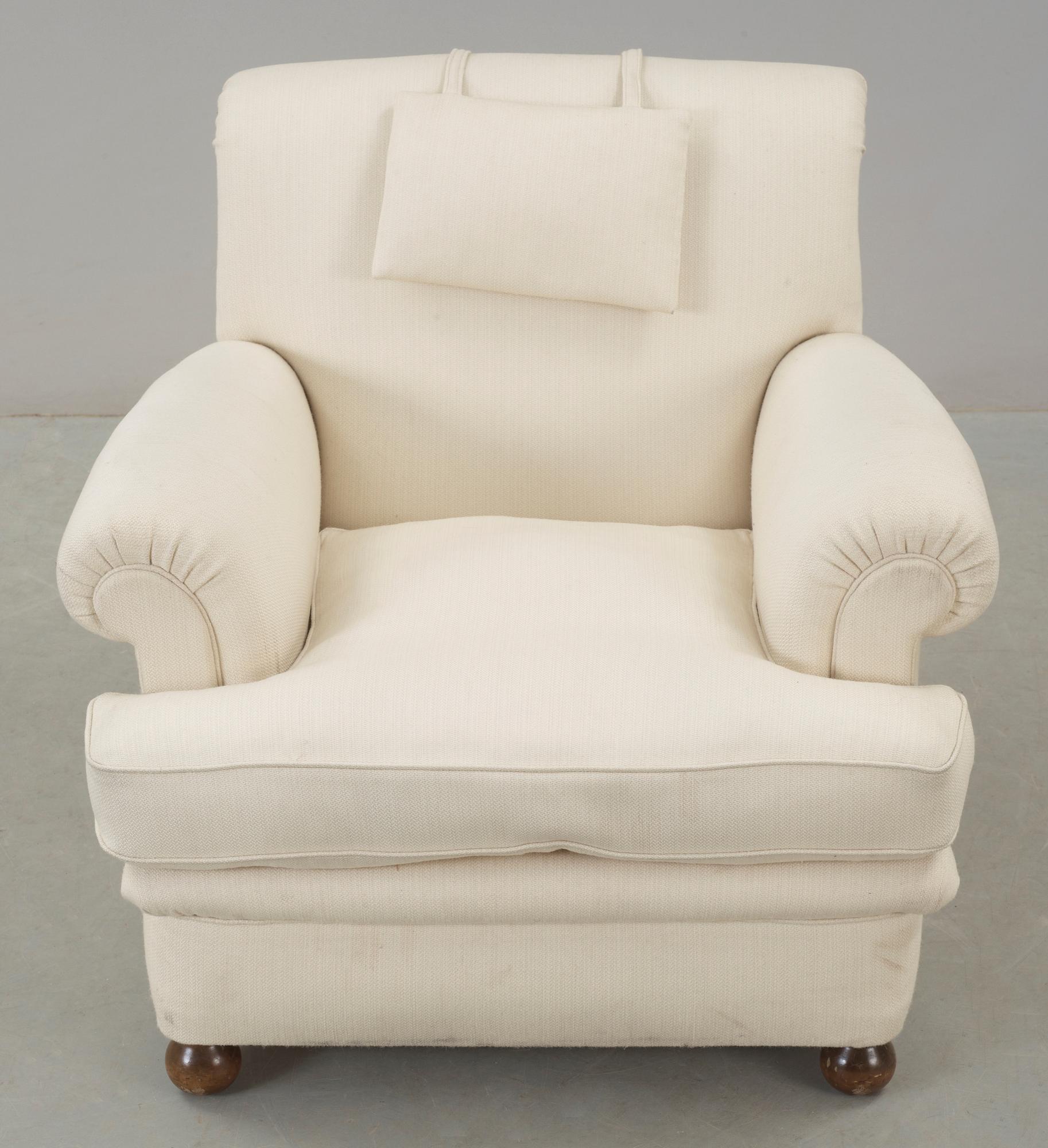 FÅTÖLJ, modell 336, Josef Frank för Firma Svenskt Tenn.