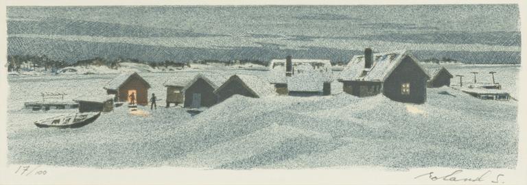 Roland Svensson, "Vinterstämning", "Snö och is".