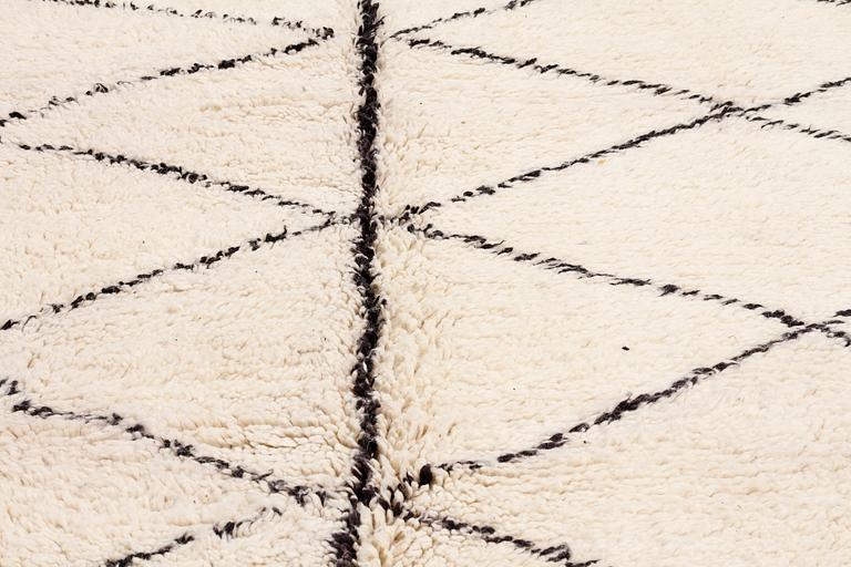 A moroccan rug, 280 x 183 cm.