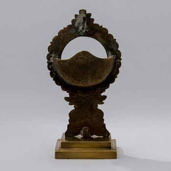 FICKURSSTÄLL, mässing, 1800-talets första hälft.