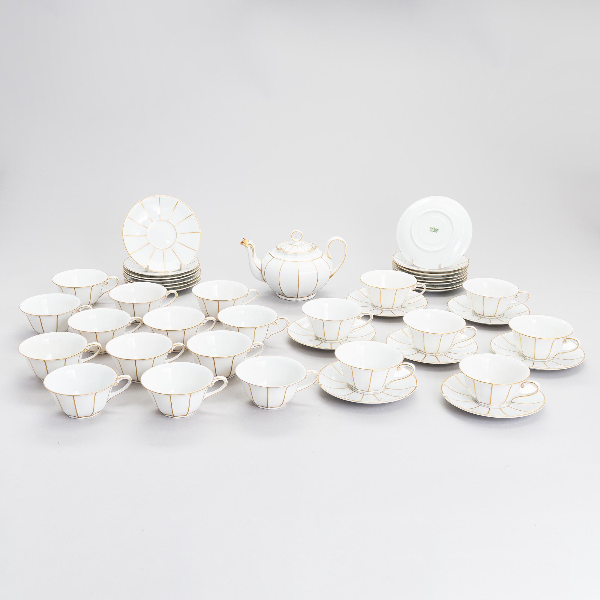 Teeastiasto, 21 kpl, posliini, Baijeri, Saksa.