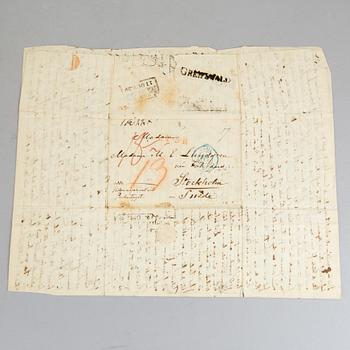 BREVSAMLING, bla Egron Lundgren, Rosa Bonheur, Carl Snoilsky, Frédéric Auguste Bartholdi.