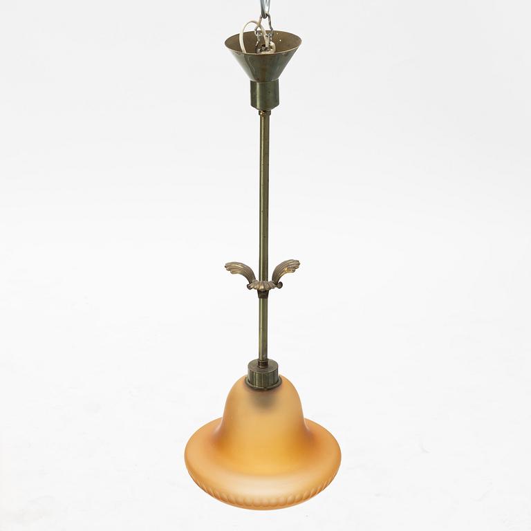 Harald Notini, a ceiling lamp model "6605", Arvid Böhlmarks Lampfabrik, Stockholm 1930s.