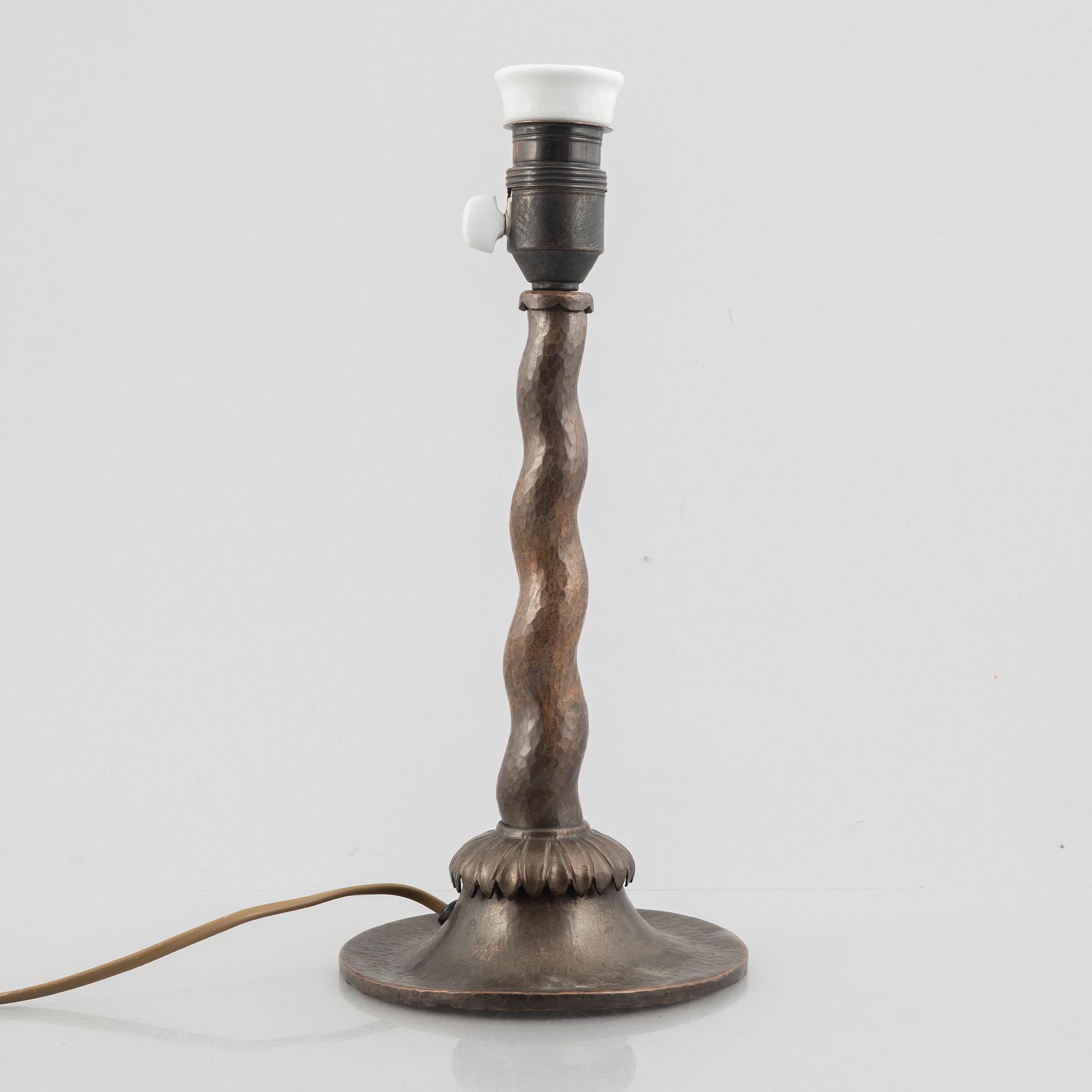 Harald Notini, table lamp, Model 6839, Arvid Böhlmark's Lamp Factory, 1930s.