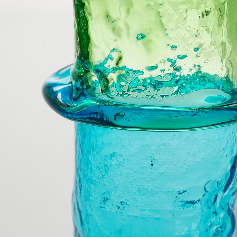 Oiva Toikka, vas, "Bambu", signerad Oiva Toikka Nuutajärvi Notsjö.