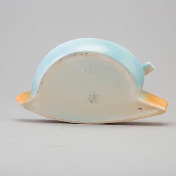 A mid 20th century Mickey Mouse porcelain ash tray.