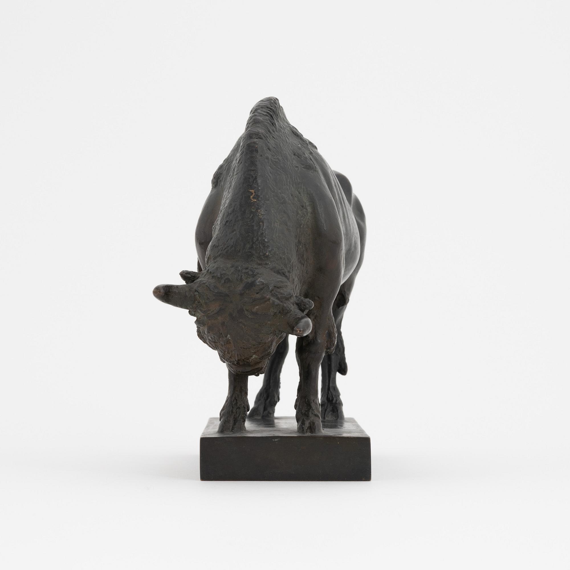 Axel Tson Möller, sculpture. Signed. Foundry mark. Bronze. Height 18 cm. Length 21 cm.
