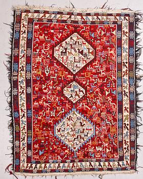 MATTA, old Sumakh, Kaukasien, ca 177x130.