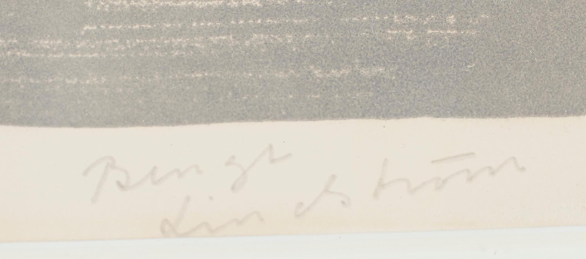 BENGT LINDSTRÖM, färglitografi, signerad, numrerad 7/260.