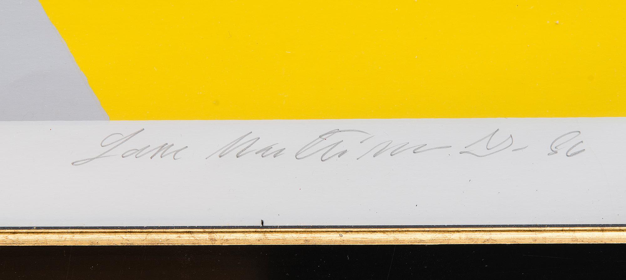 LASSE MARTTINEN, serigrafi, signerad och daterad -86.