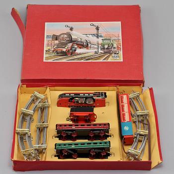 TÅGSATSER, 2 st, Heinrich Wimmer Nürnberg samt Primex Märklin, Tyskland, 1900-talets andra hälft.