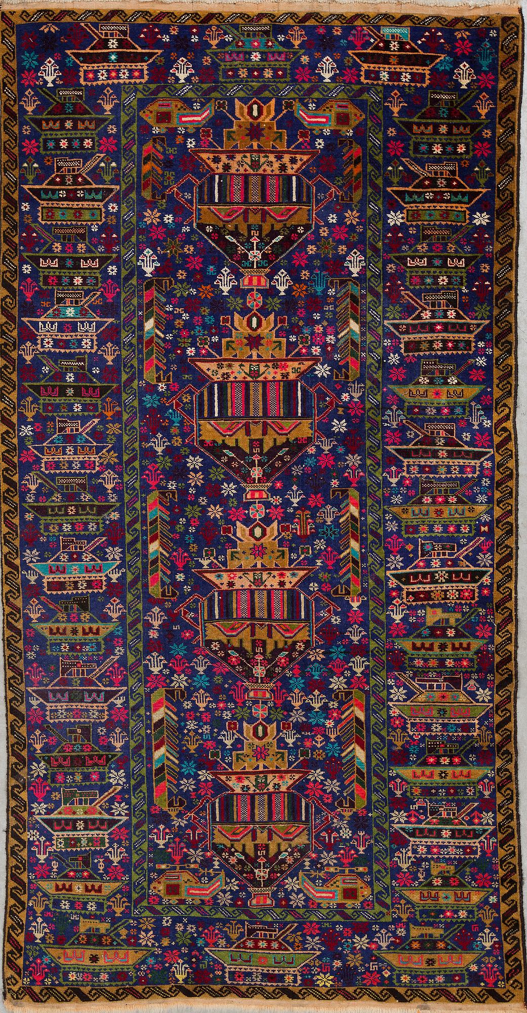 MATTA, orientalisk, 1900-talets slut. Ca 215 X 111 cm.