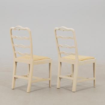 Chairs, six pieces, first half of the 19th century.