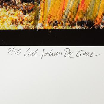 Carl Johan De Geer, pigmentprint, signed 2/50.