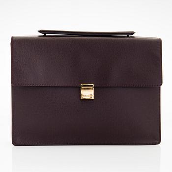 Louis Vuitton, a Taiga leather 'Porte-Document Angara', briefcase.