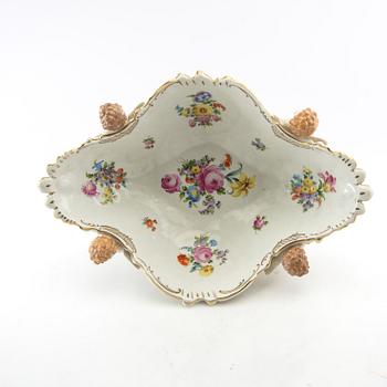 Cup on foot Rococo style Dresden first half of the 20th century porcelain.