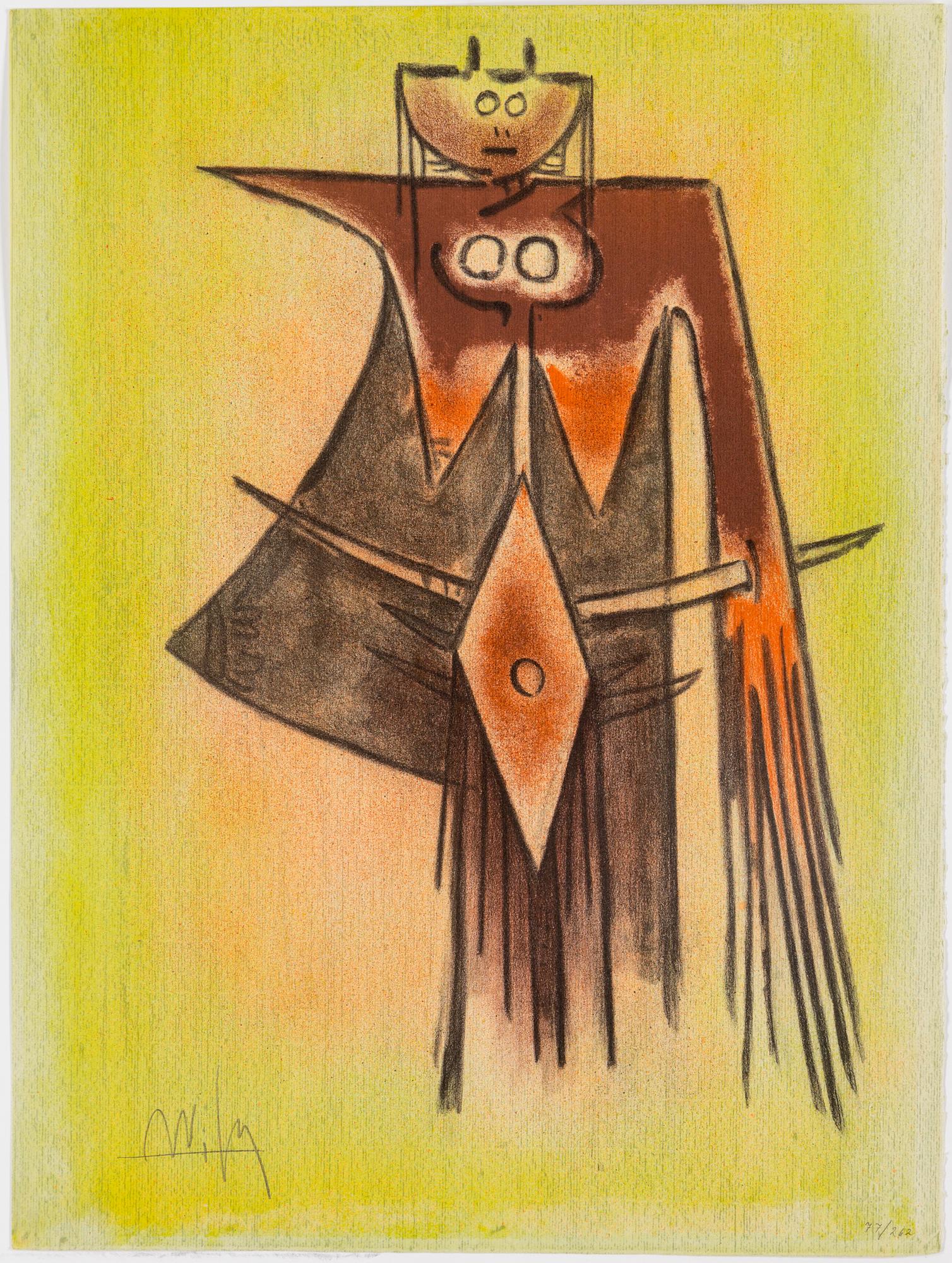 WIFREDO LAM, 10 litographs, signed and numbered 77/262.