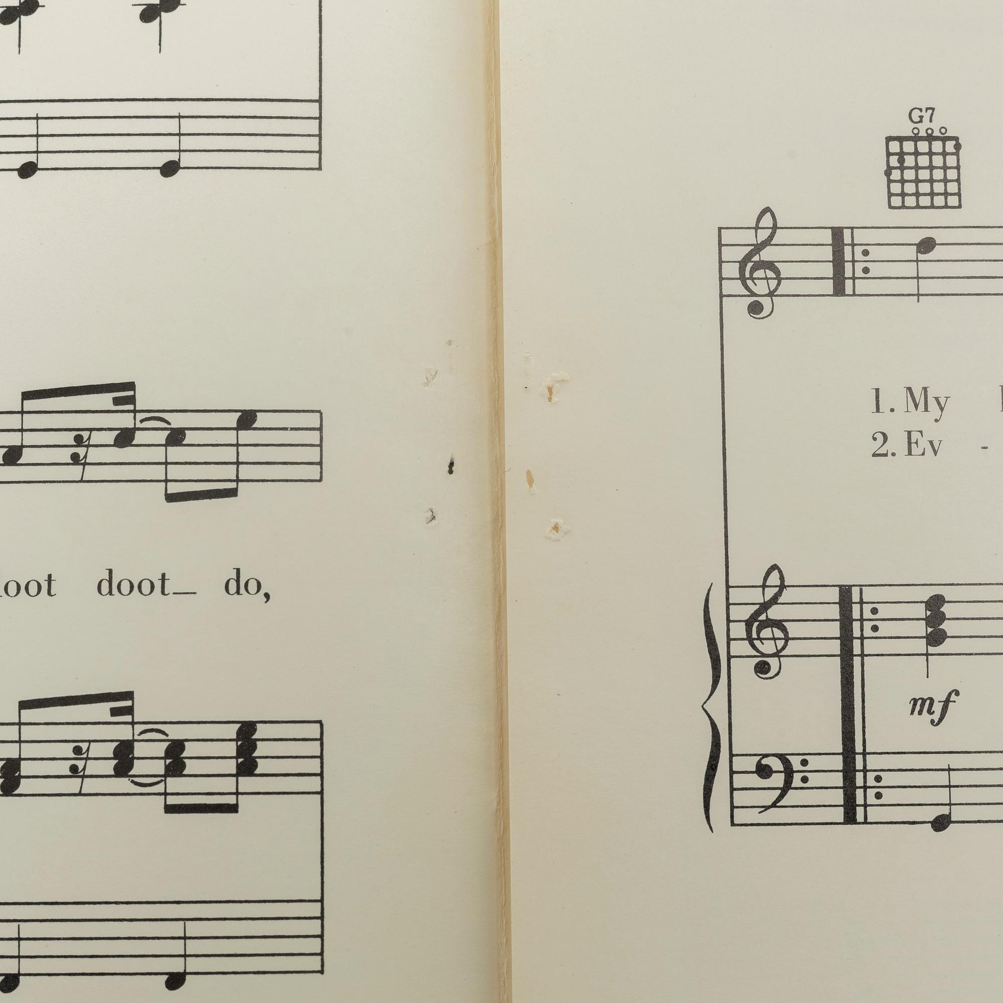 Beach Boys, "Here Comes The Night", signed sheet music, Almo Publications, USA.