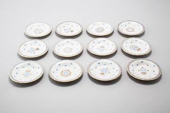 13 creme cups by Rörstrand, second half of the 20th century.