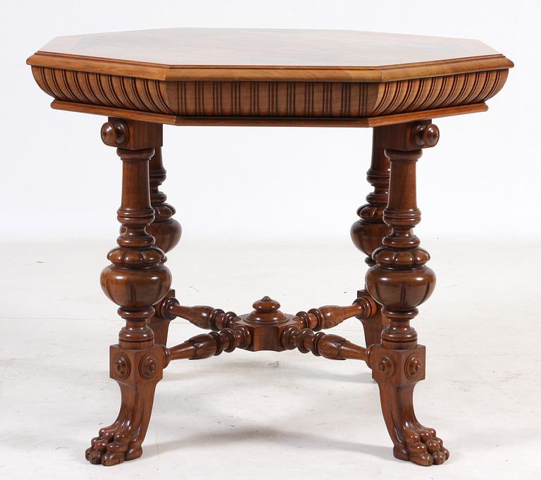 SALONGSBORD, nyrenässans, 1800-talets slut.