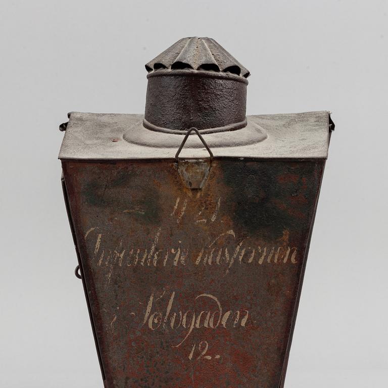 Lyktor, 2 st, troligtvis Danmark, omkring år 1900.