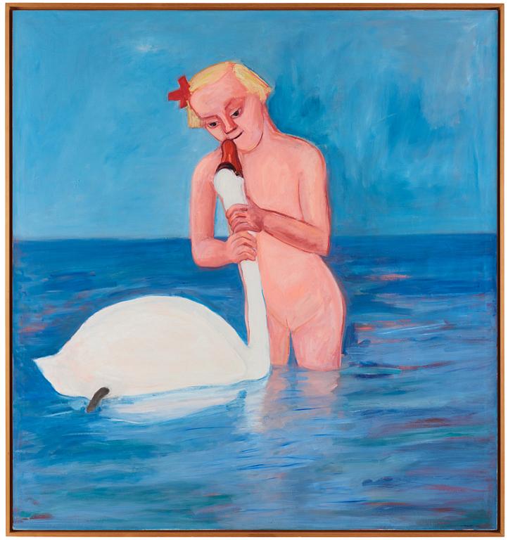 Lena Cronqvist, "Flicka med svan".