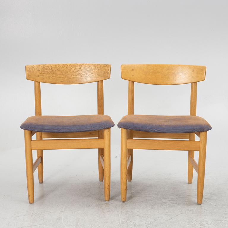 Børge Mogensen, eight "Öresund" chairs, Karl Andersson & Söner, Sweden, second half of the 20th century.