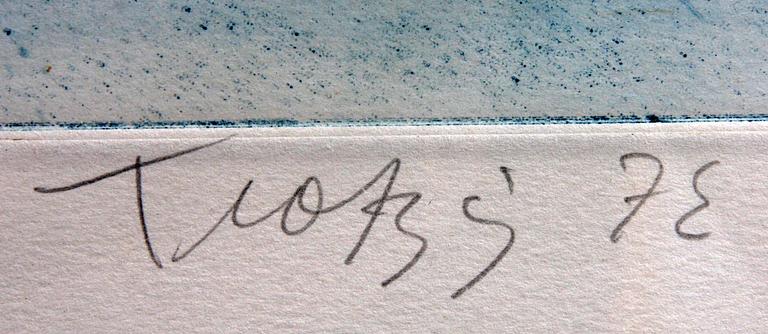 ULF TROTZIG, färgetsning, sign o dat -78.