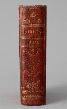 KUNGLIG BIBEL, GUSTAF IV ADOLF av Sverige, Lund 1801.