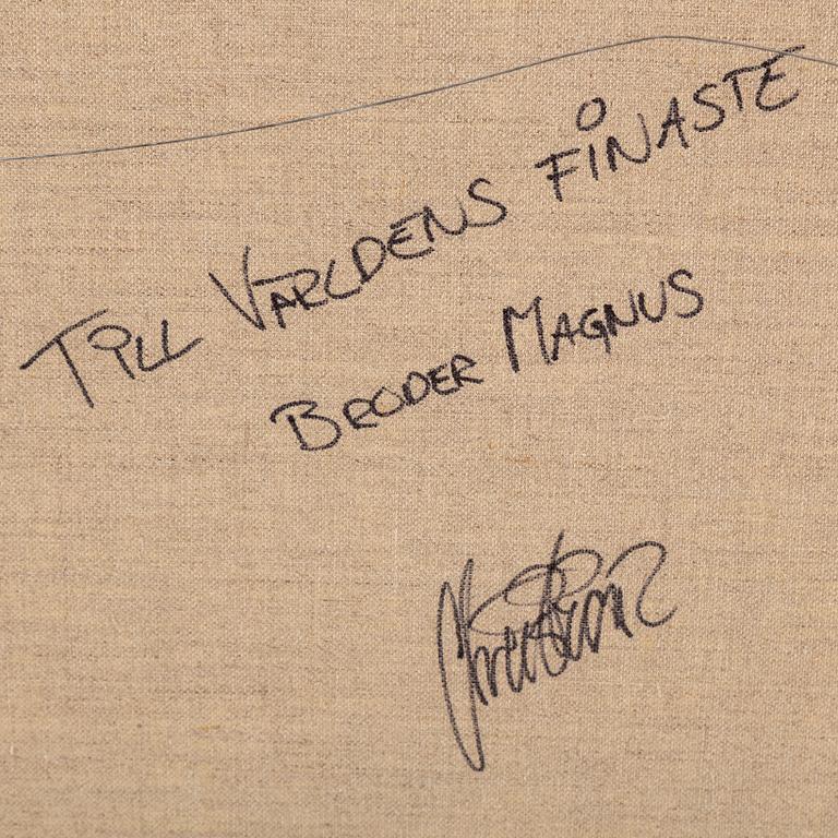 CHRISTIAN BEIJER, acrylic on canvas, signed and dated 2012/13.