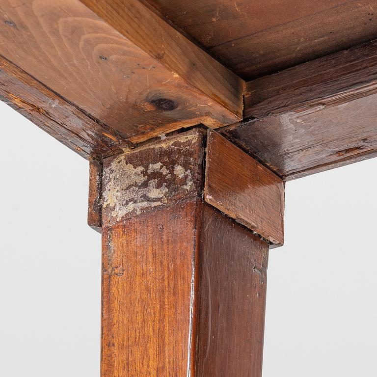 A gustavian style sewing table, 19th Century.