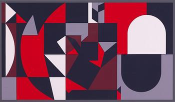 Victor Vasarely, silcscreen in colours, signed and numbered 98/150.
