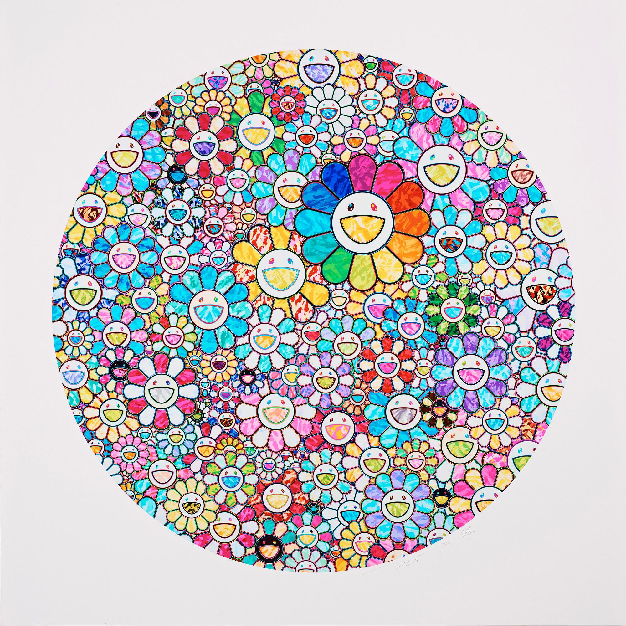 Takashi Murakami, "Thank you for the wonderful destiny".