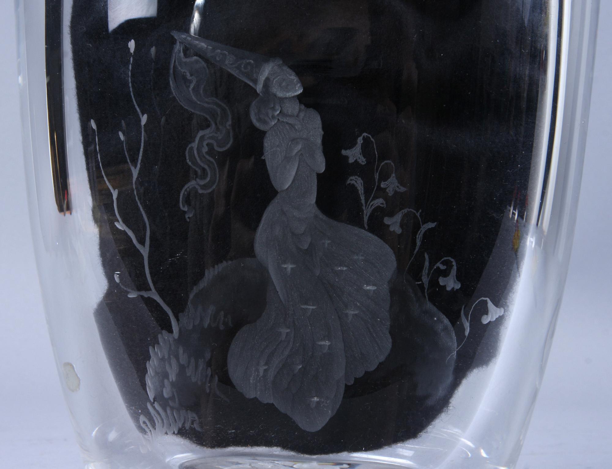 VAS, glas, sign Kjellander.