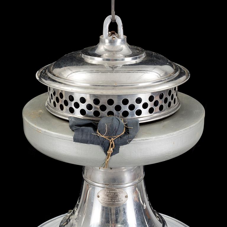 A 'Autolux' outdoors cerosene light from AB Lux, Stockholm, early 20th Century.