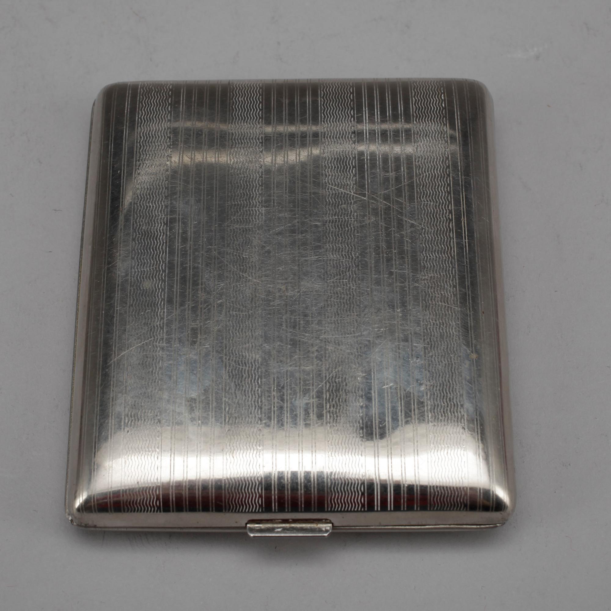 PARTI SILVER, 2 delar, bla Nils Leonard Dahlström, Örebro 1864. Total vikt ca 127 gram.