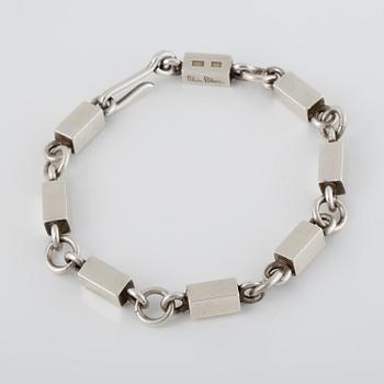 ARMLÄNK, silver, Wiwen Nilsson, Lund, 1952. Vikt 28,2 gram.