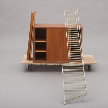 BOKHYLLA, "Stringhyllan", Nisse String. 1960-tal.