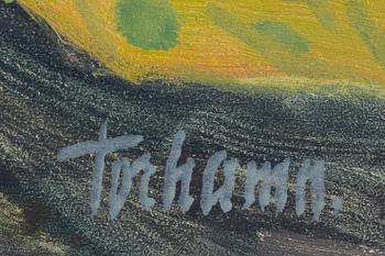 Gunnar Torhamn, oil on board, signed Torhamn.