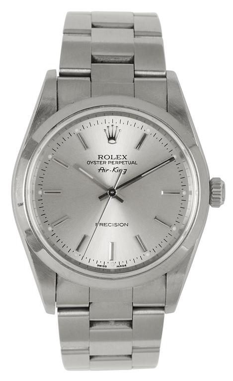 ROLEX, 'Air King Precision', automatisk, stål, 2005.