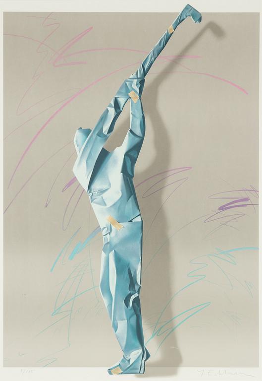 Yrjö Edelmann, "Wrapped golfer".