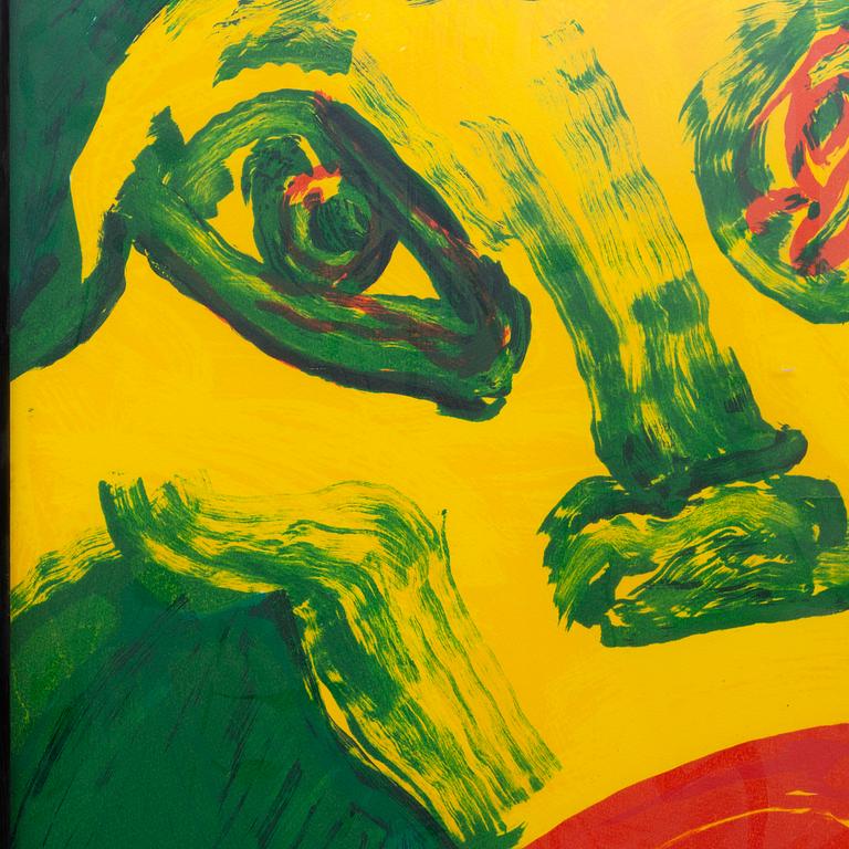 Bengt Lindström, lithograph in colours signed and numbered 62/200.