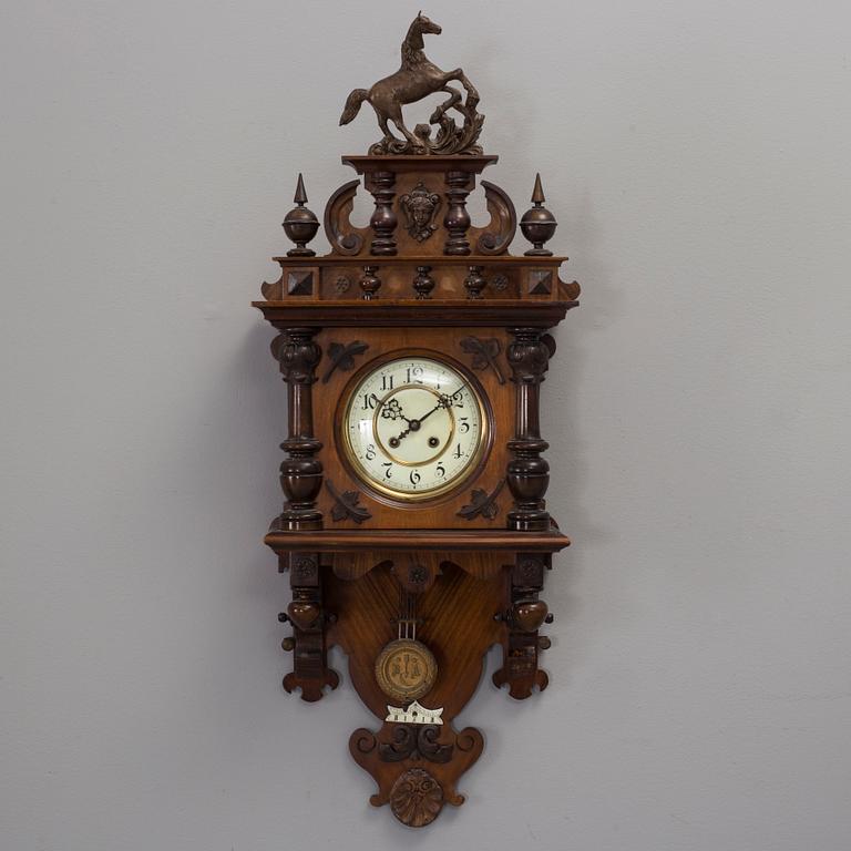 A circa 1900 Renaissance style wall clock.