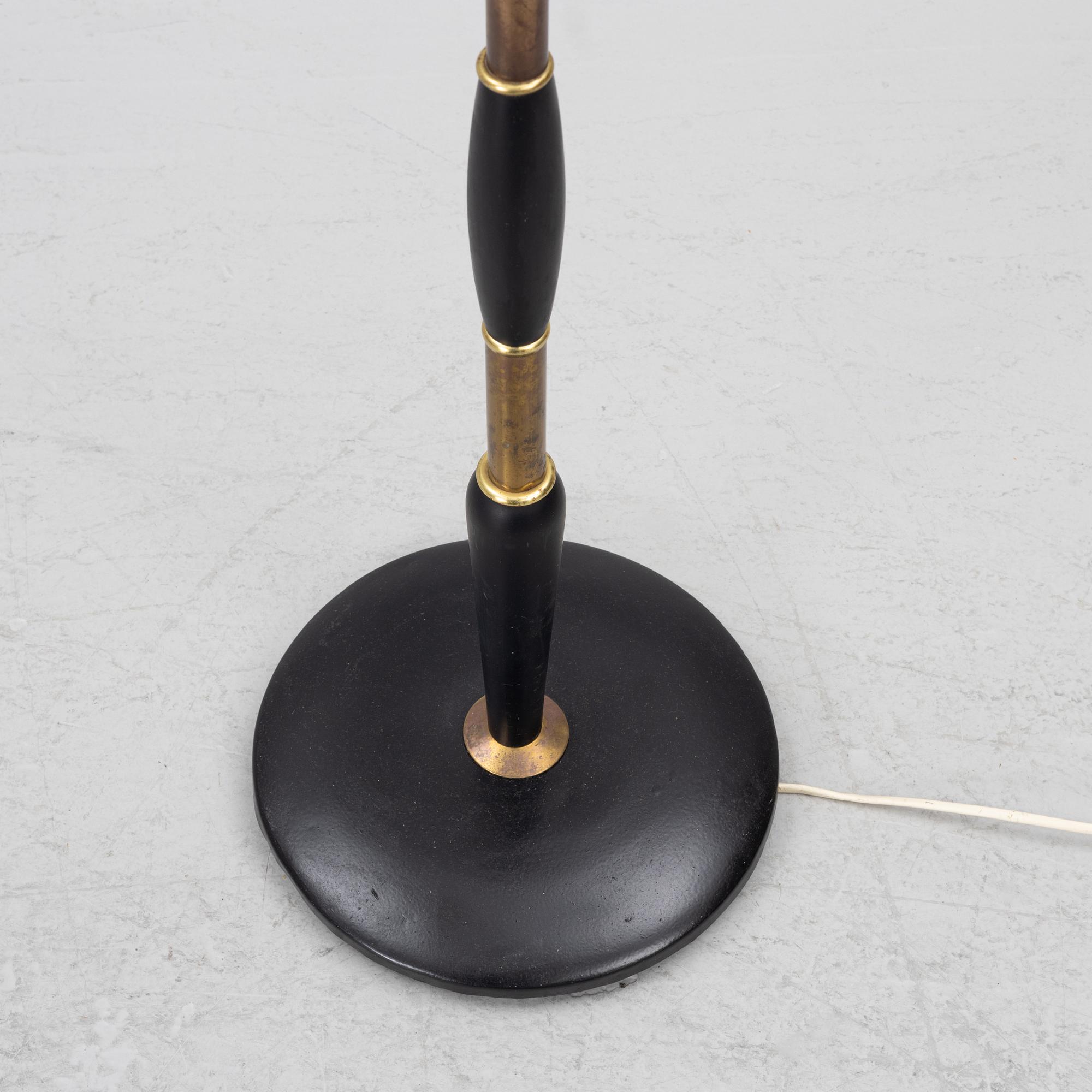 Floor lamp, mid-20th century.