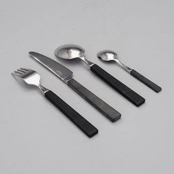 A set of Bertel Gardberg Triennale cutlery, 24 pcs, Fiskars, Finland. Designed 1956-57.