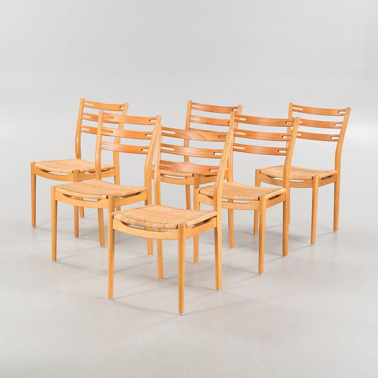 STOLAR, 6 st, Sibast Furniture, Danmark, 1900-talets mitt.